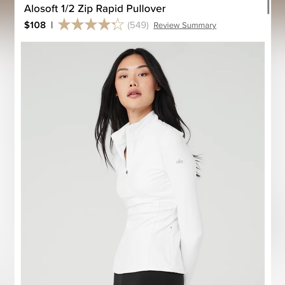 Alosoft 1/2 Zip Rapid Pullover